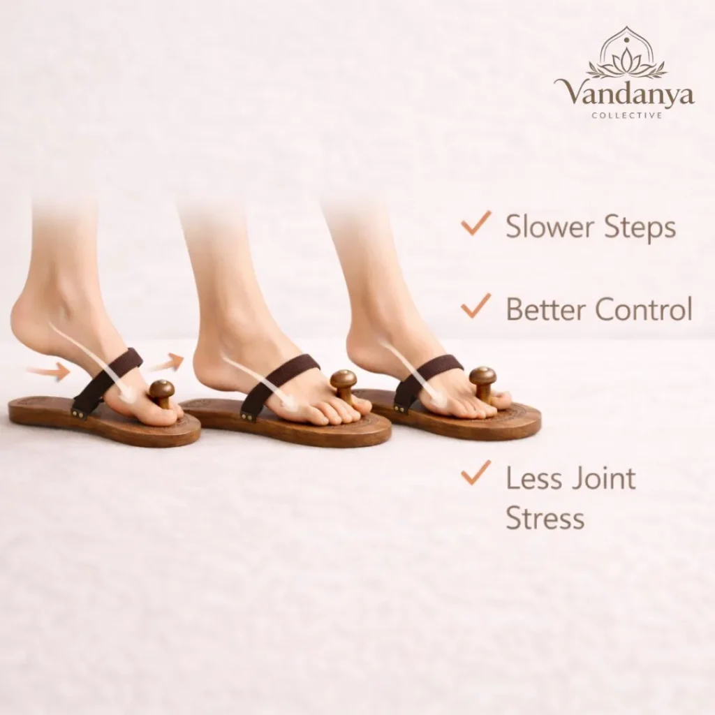 Encourages Mindful and Controlled Walking