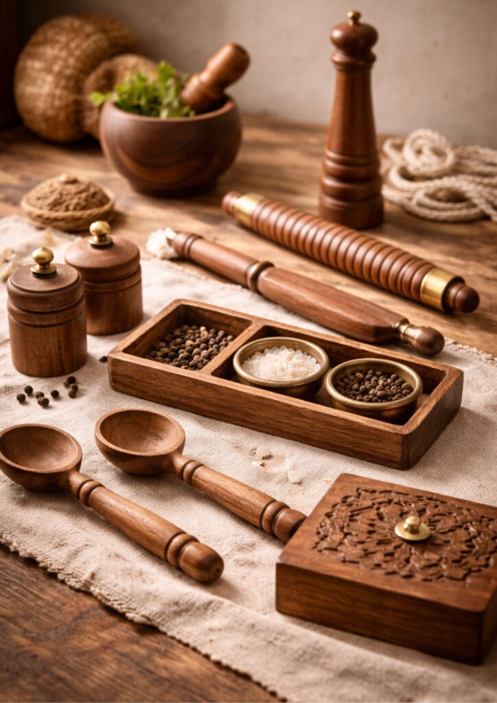 Wooden Pooja Articles