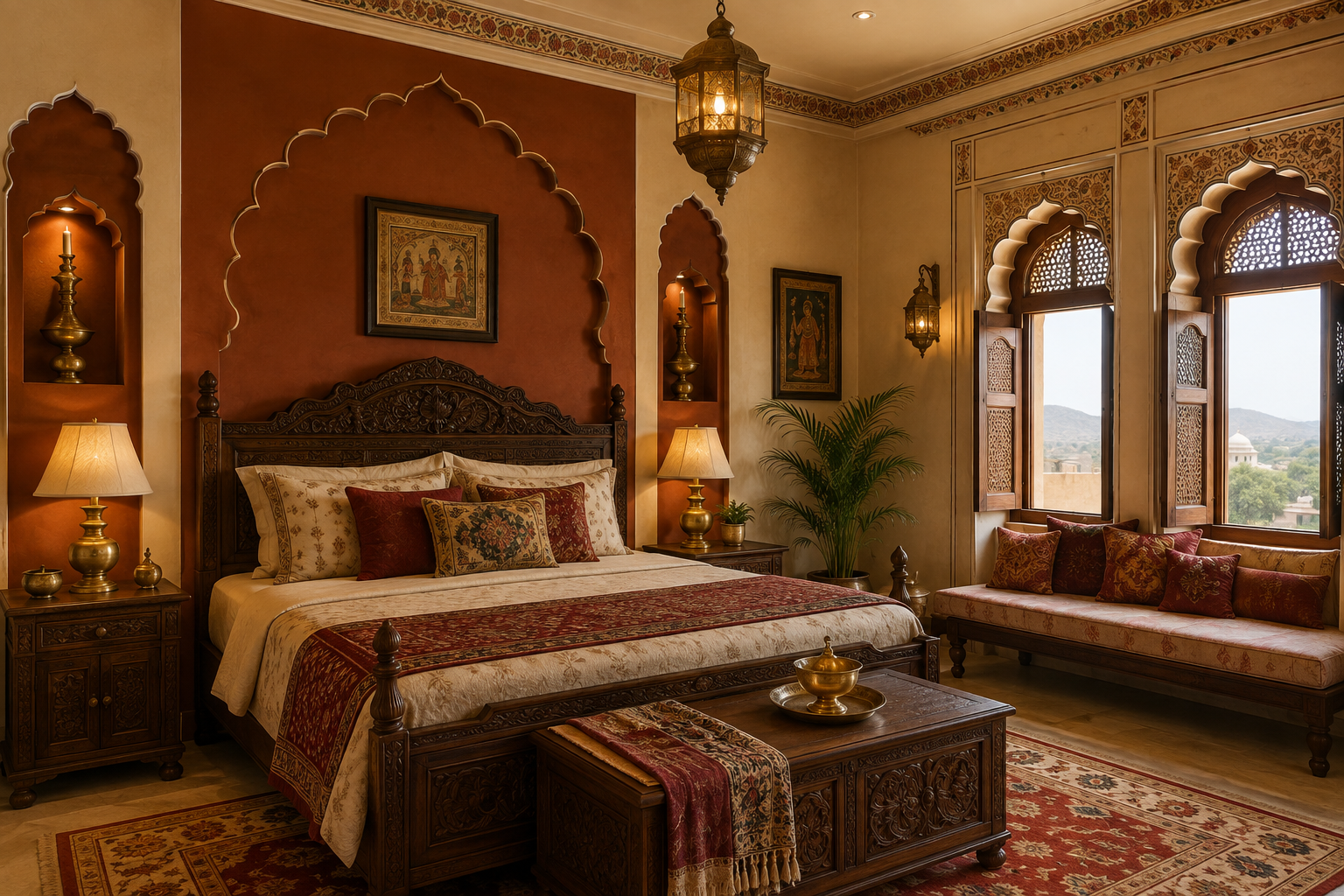 Royal Rajasthani Bedroom