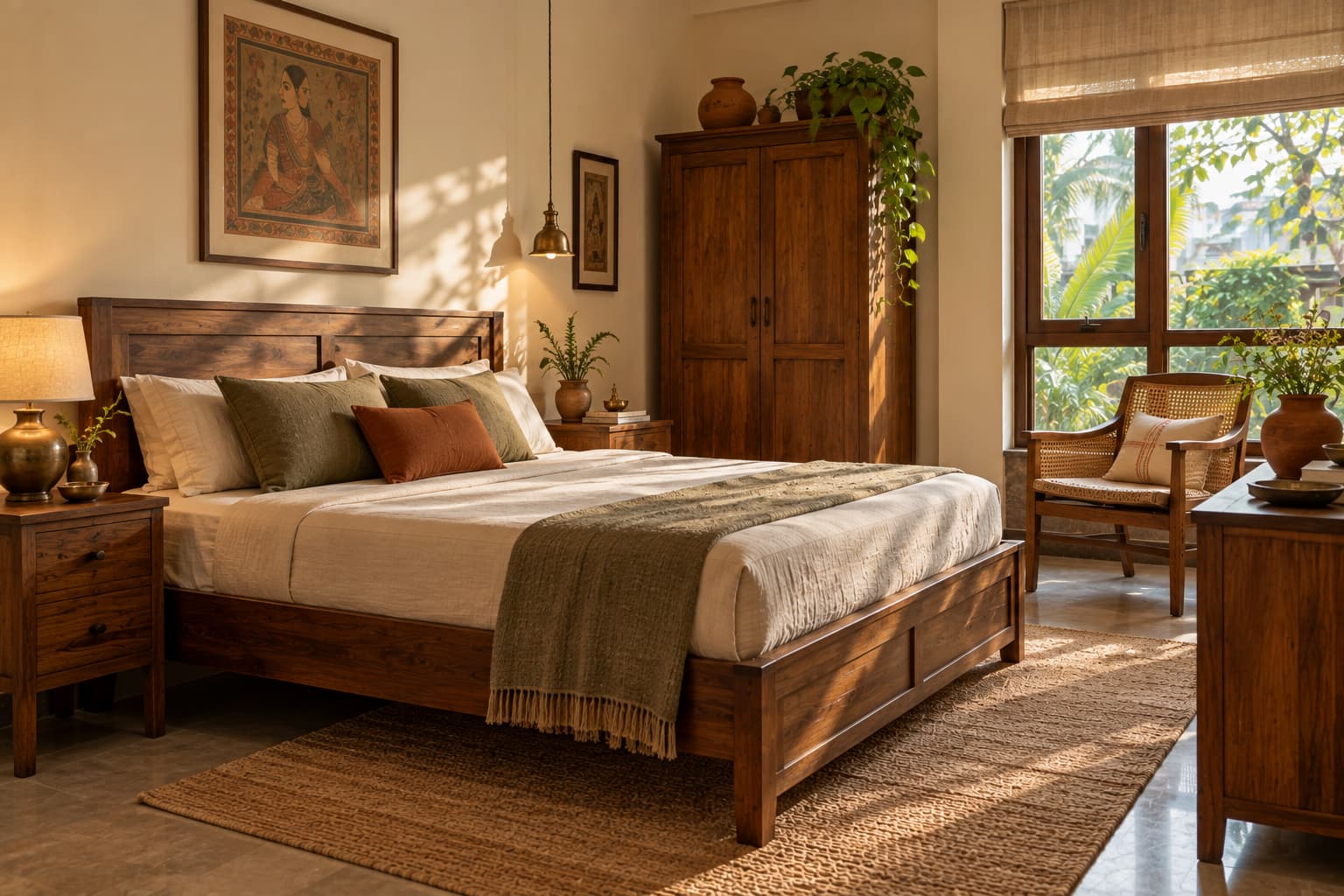 A Bengali Heritage Bedroom