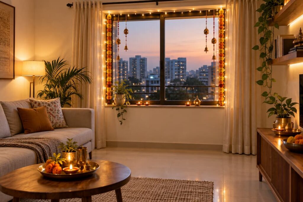 Decorate the Windows Instead of Adding More Floor Décor