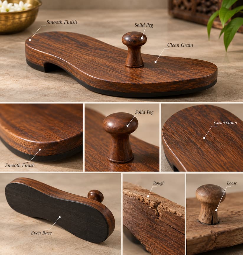 How to Check Wooden Khadau Craftsmanship and Quality