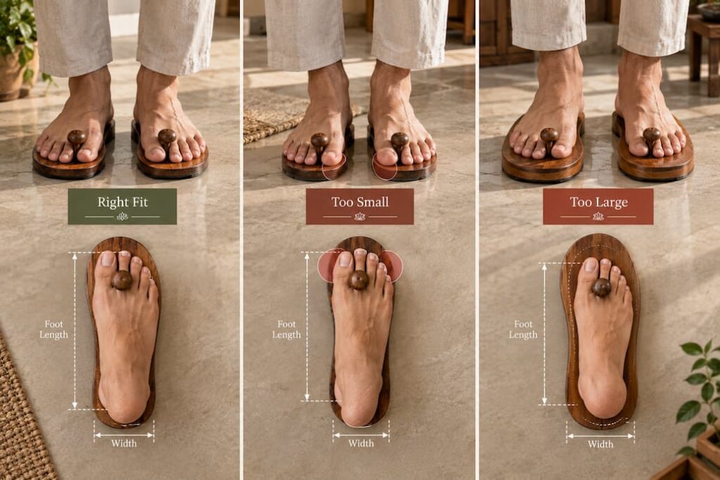 Khadau Size and Fit Guide for Foot Length and Width