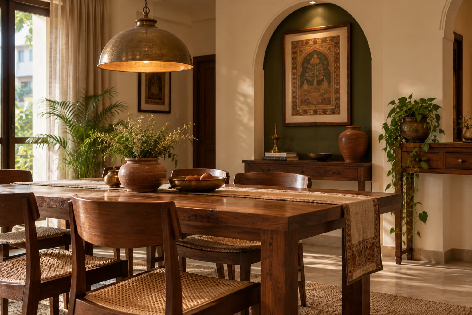 Modern Mughal Dining Room Design