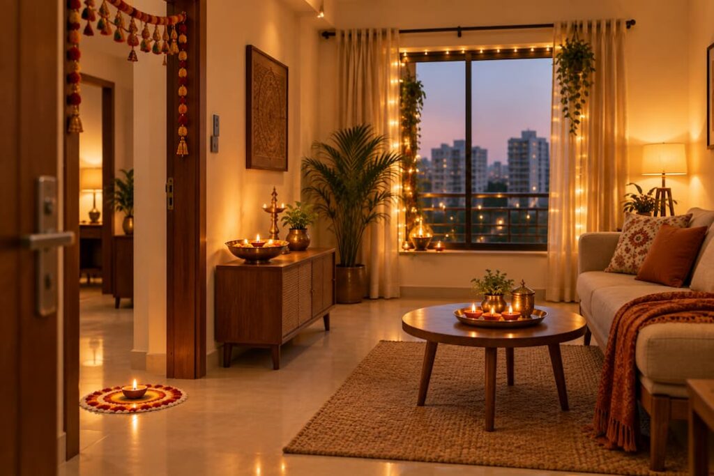 Try a Minimal Traditional Diwali Look