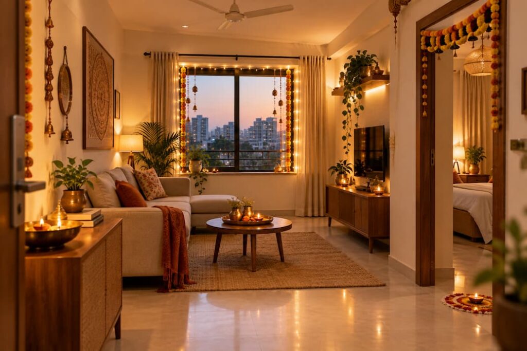 Use Vertical Décor in a Small Flat
