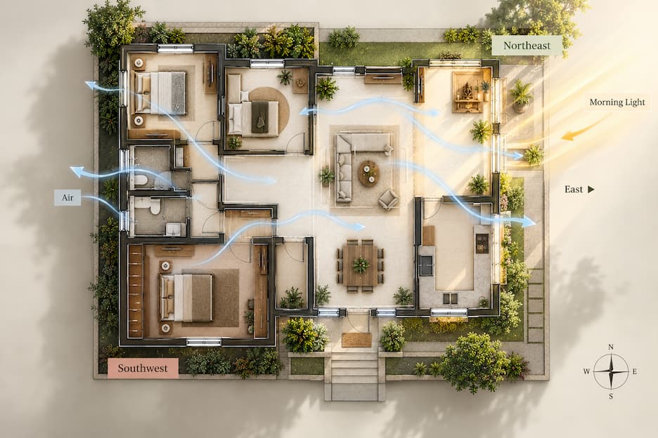 Vastu Tips for Natural Light and Ventilation at Home