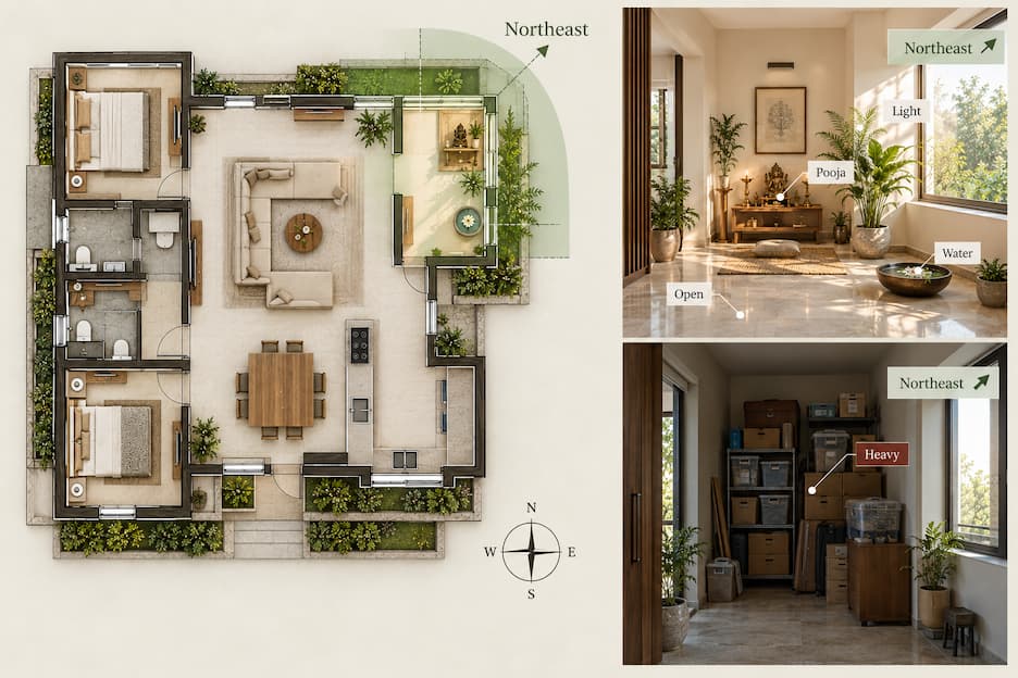 Vastu Tips for Northeast Corner of the Home