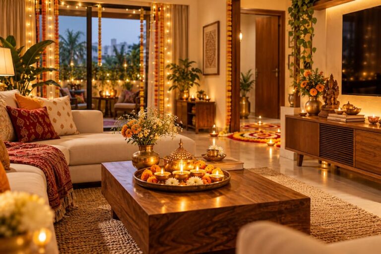 Diwali Decoration Ideas for Living Room