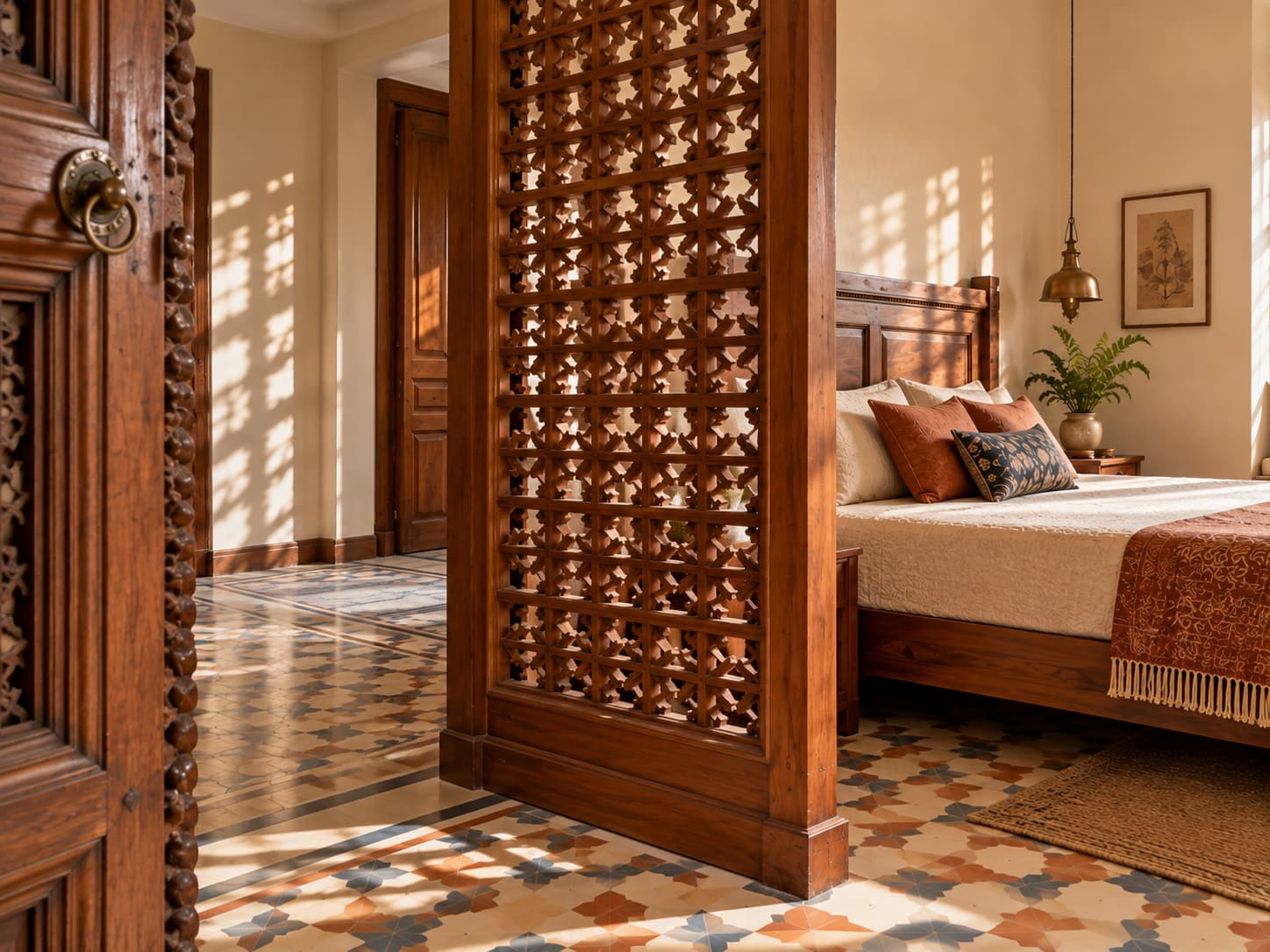Modern Heritage Gujarati Bedroom