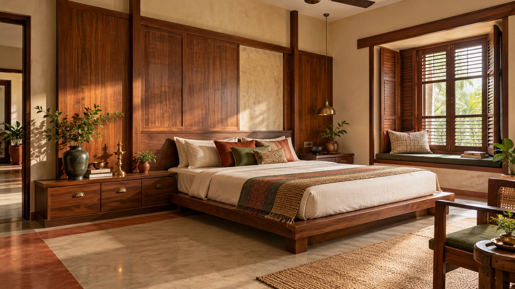 Modern Tamil Bedroom